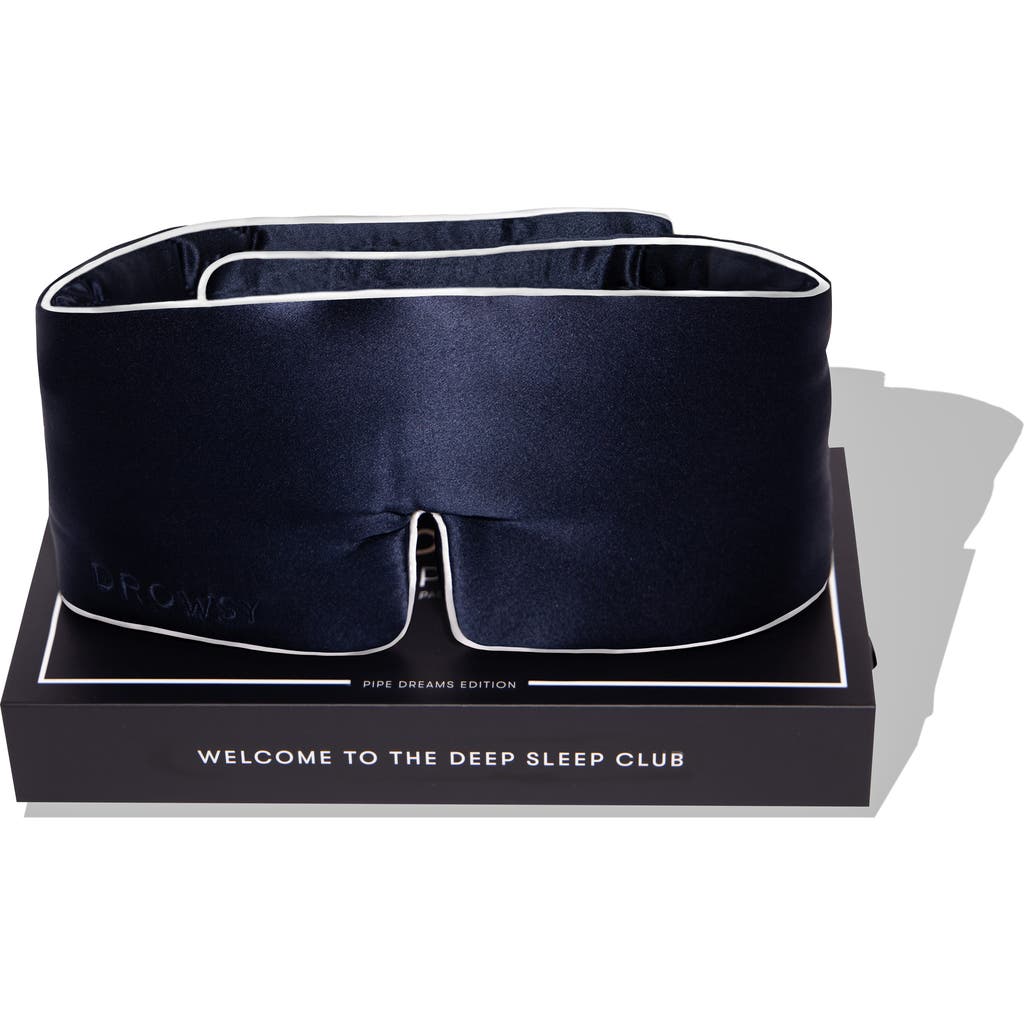 Drowsy Sleep Co . Pipe Dreams Sleep Masks In Midnight Blue