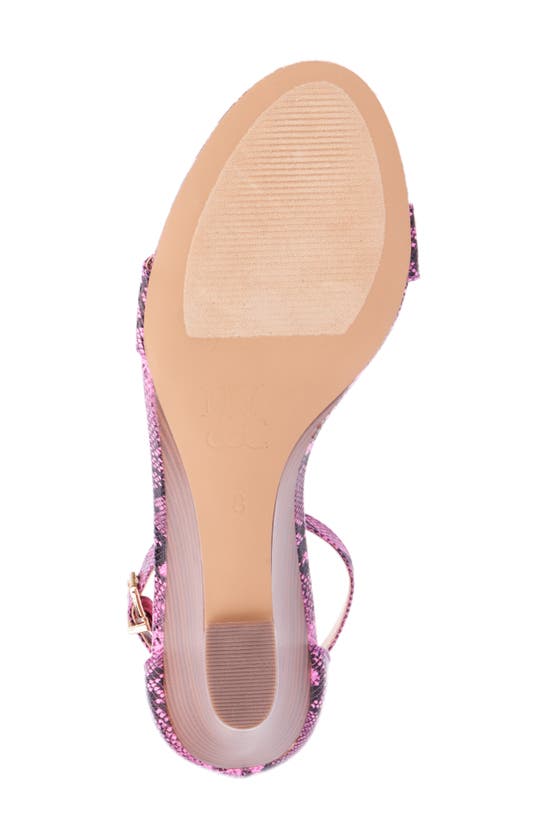 New York And Company Sharona Wedge Sandal In Pink