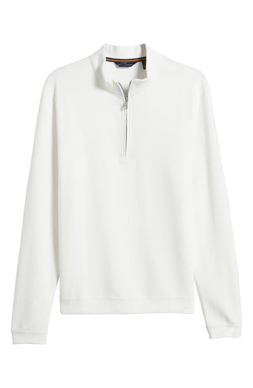 Shop Scott Barber Stretch Quarter Zip Top In Winter White