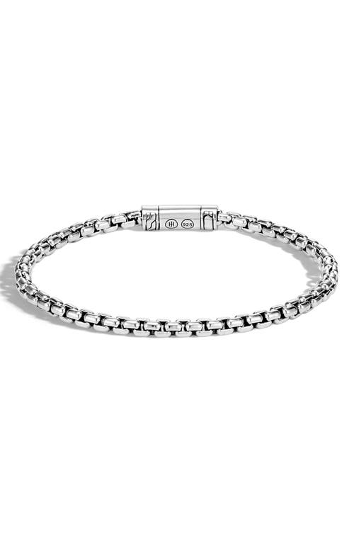Men's Classic Chain Bracelet in Silver