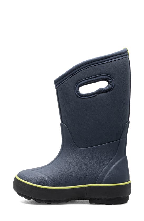 Bogs Kids' Classic Solid Waterproof Insulated Boot In Navy