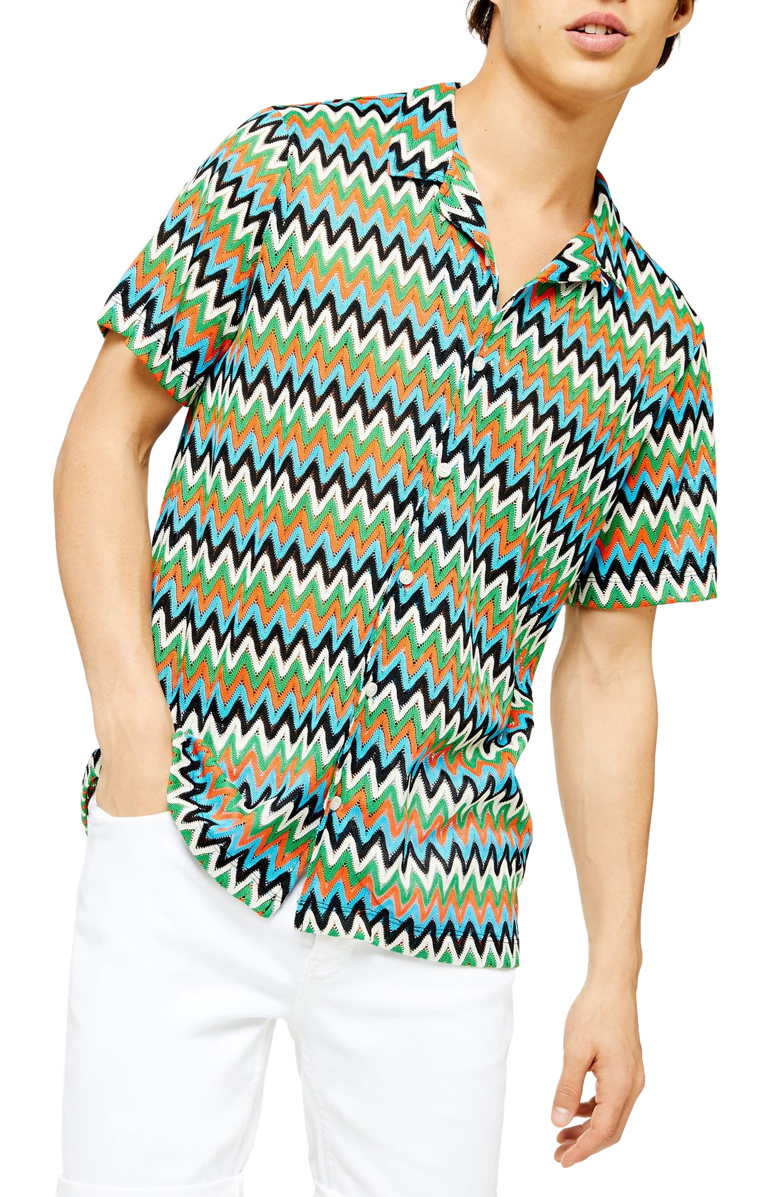 knit camp shirt