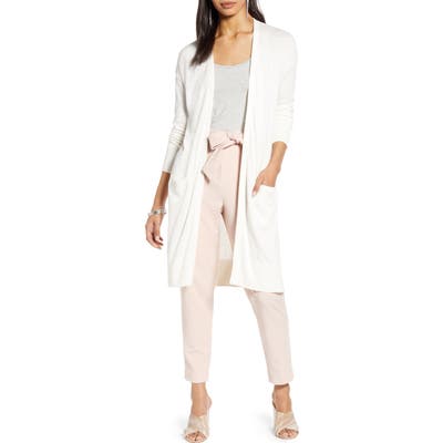 Halogen Open Front Pocket Cardigan