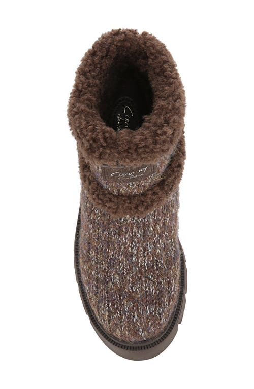 Shop Circus Ny By Sam Edelman Clare Faux Fur Lined Bootie In Brown Multi/teddy Brown