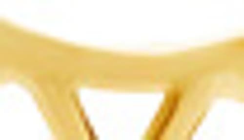 Sterling Forever Sterling Silver Open Spike Pendant In Gold