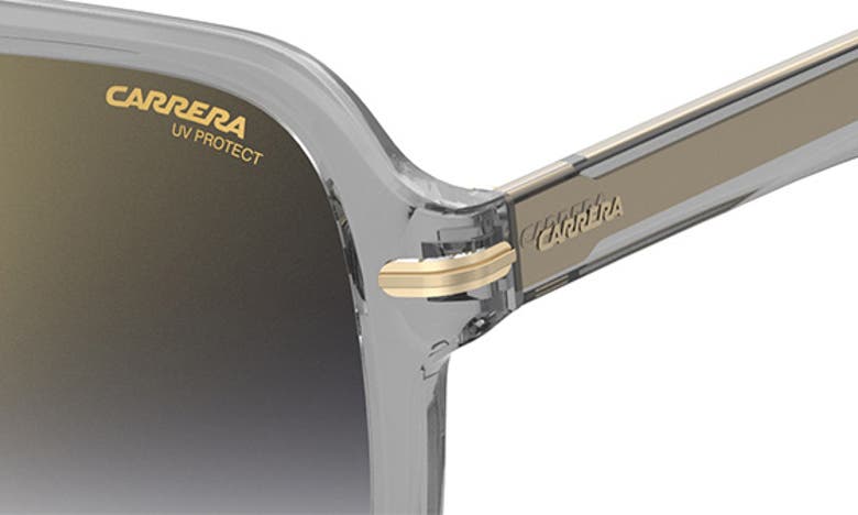 Shop Carrera Eyewear 55mm Gradient Square Sunglasses In Grey/ Gray