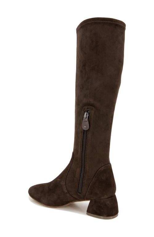 Shop Gentle Souls By Kenneth Cole Emily Stretch Knee High Boot In Chocolate Suede