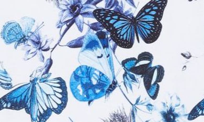 Shop L Agence Ressi Butterfly Print T-shirt In White Butterflies