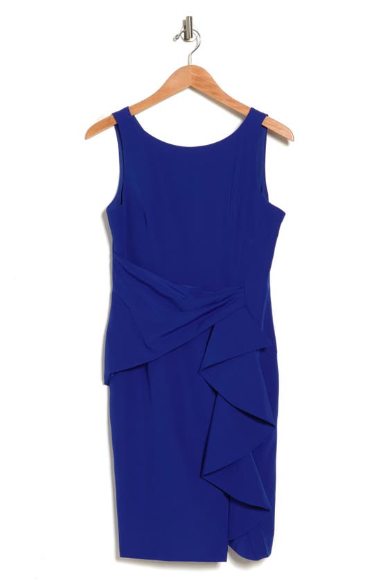 Marina Cascade Short Dress In Roy