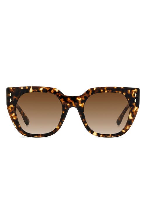 Isabel Marant 53mm Cat Eye Sunglasses In Brown