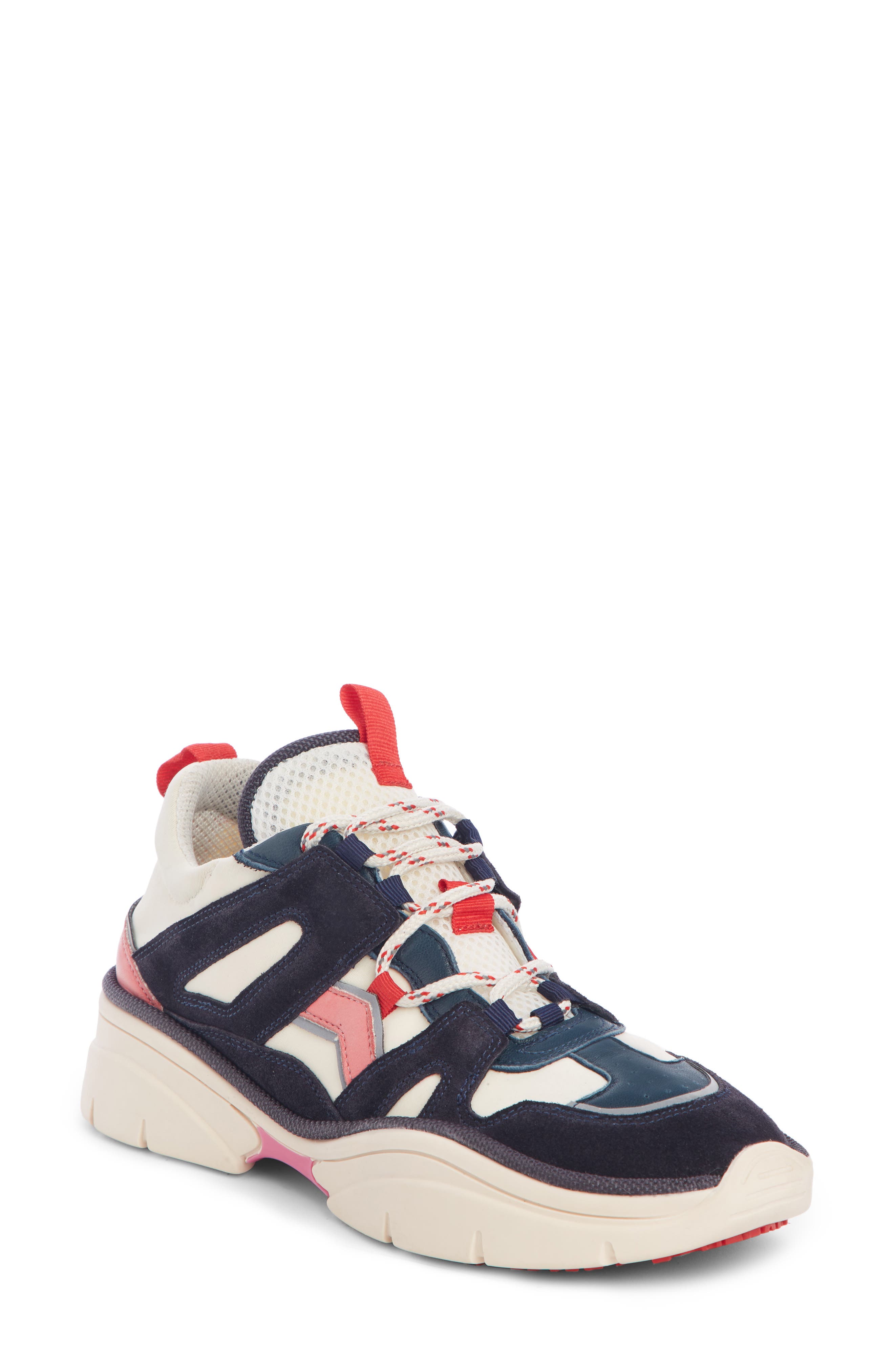 Isabel Marant Kindsay Sneaker in Fuchsia | REVOLVE