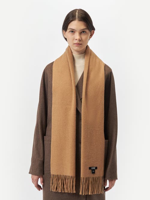 Gobi Cashmere Cashmere Fringed Scarf In Sheepskin