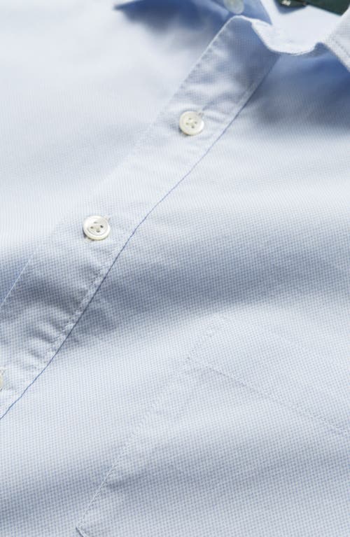 Shop Rodd & Gunn Lowcliffe Solid Cotton Button-up Shirt In Sky