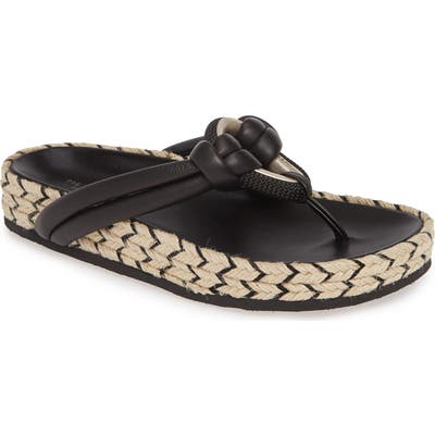 Rag & Bone Eva Espadrille Sandal, Black