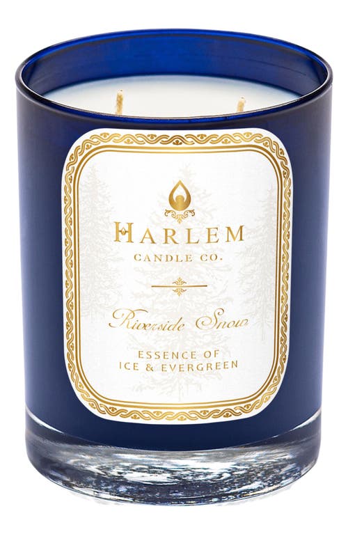 Harlem Candle Co. Riverside Snow Luxury Candle in Blue at Nordstrom