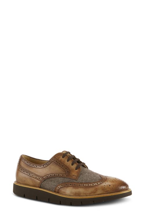 Shop L'artiste By Spring Step Beaufort Derby In Camel