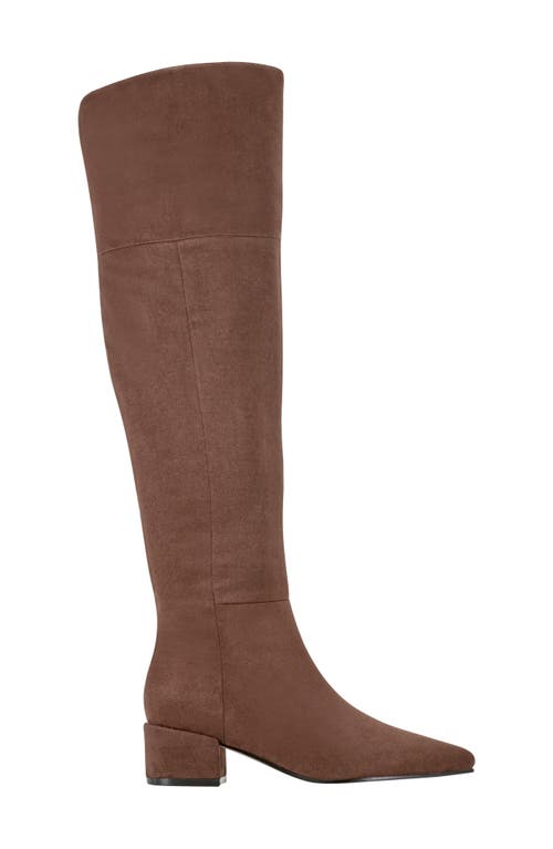 Shop Marc Fisher Ltd Lottie Over The Knee Boot In Dark Brown