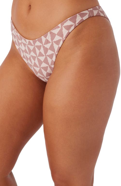 Shop O'neill Saltwater Essentials Flamenco Bikini Bottoms In Rose Dust