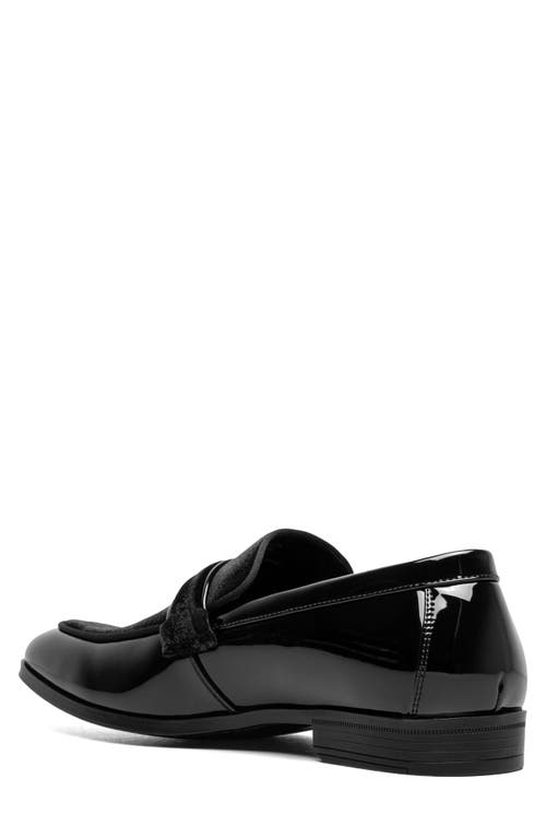 Stacy Adams Men's Spratley Moc Toe Saddle Slip On Loafer In Black