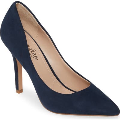 Charles By Charles David Maxx Pointy Toe Pump, Blue