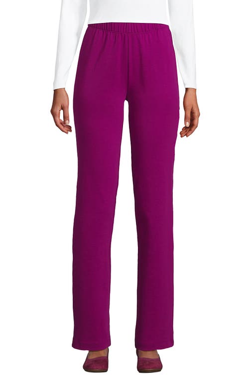 LANDS' END LANDS' END SPORT KNIT HIGH RISE PANTS 