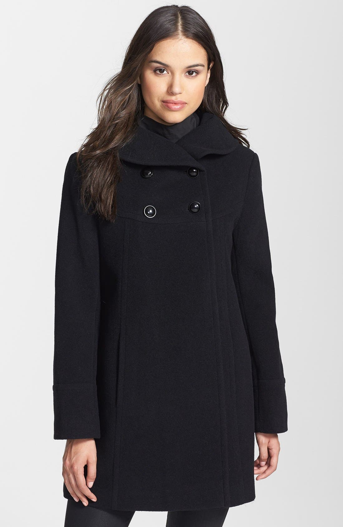 larry levine wool coat