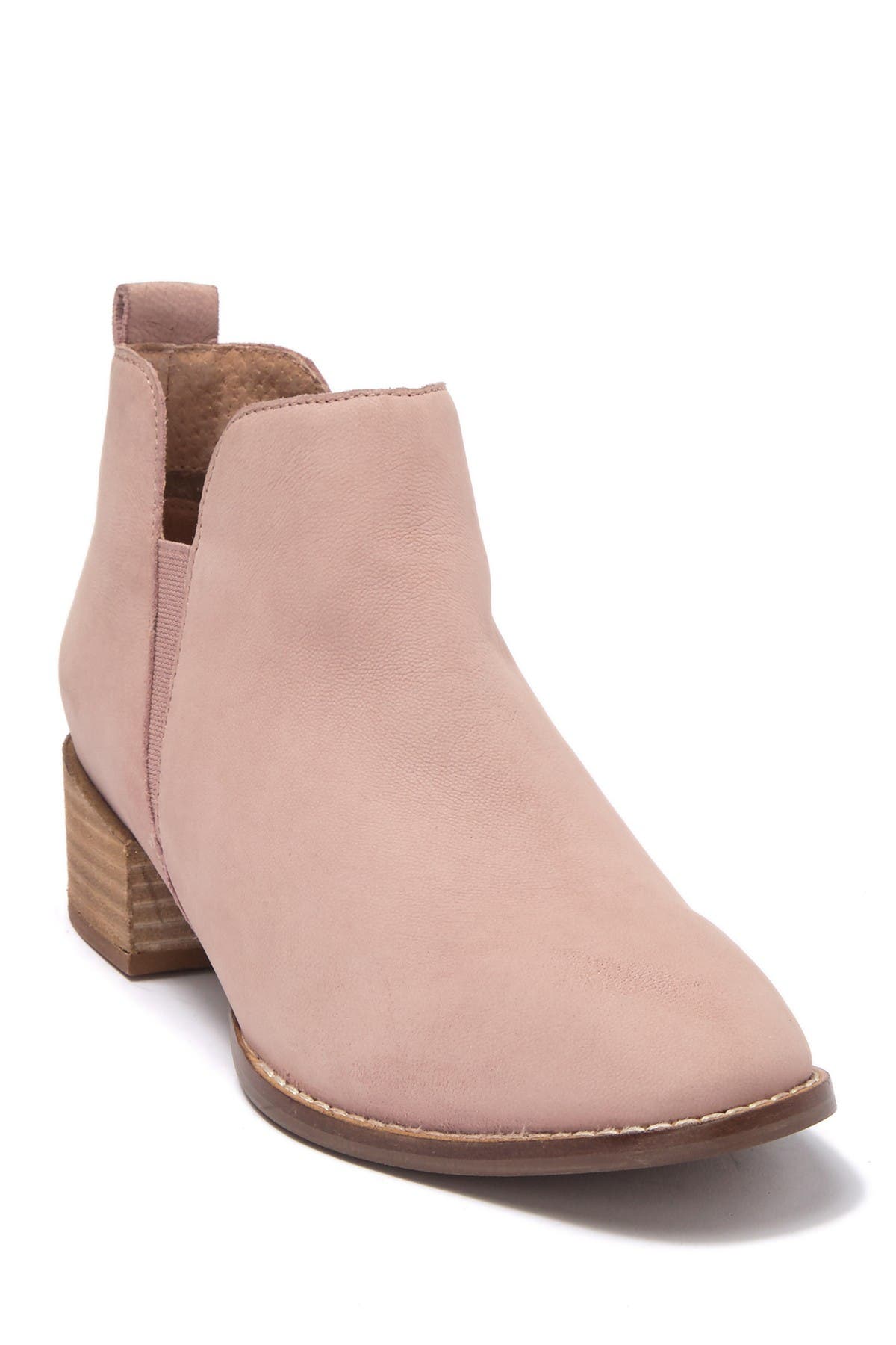 Offstage Nubuck Leather Ankle Bootie 