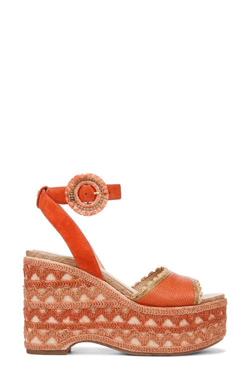 SAM EDELMAN SAM EDELMAN AMBER ESPADRILLE PLATFORM ANKLE STRAP SANDAL 