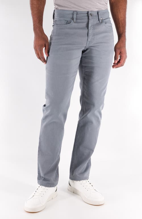 Shop Devil-dog Dungarees Slim Straight Leg Stretch Jeans In Gray Beard