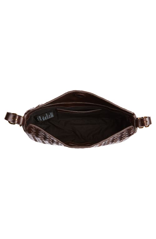 & Other Stories Steve Braided Leather Shoulder Bag In Brown Medium Dusty