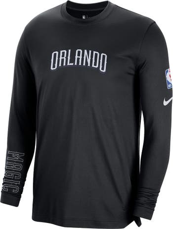 Nike Men's Nike Black Orlando Magic 2022/23 City Edition Pregame Warmup  Long Sleeve Shooting Shirt