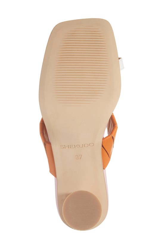 Shop Shekudo Protea Sandal In Multi Colour Stripe