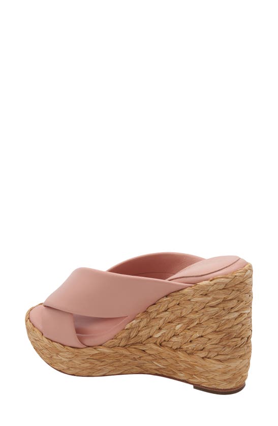 Shop Andre Assous Opal Platform Wedge Sandal In Rose