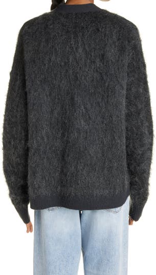 Acne Studios Rives Mohair & Wool Blend Cardigan | Nordstrom