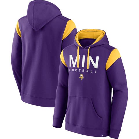 Minnesota Vikings Fanatics Branded Tiebreaker Pullover Hoodie - Purple