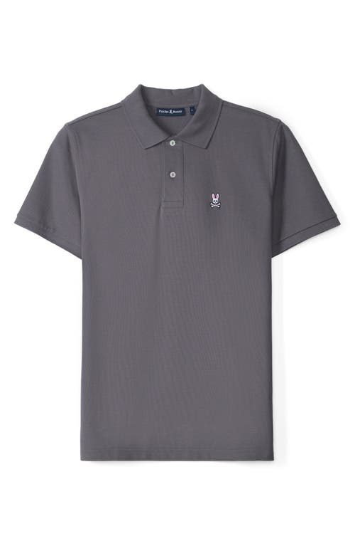 Shop Psycho Bunny Tempest Classic Piqué Polo In Blackened Pearl