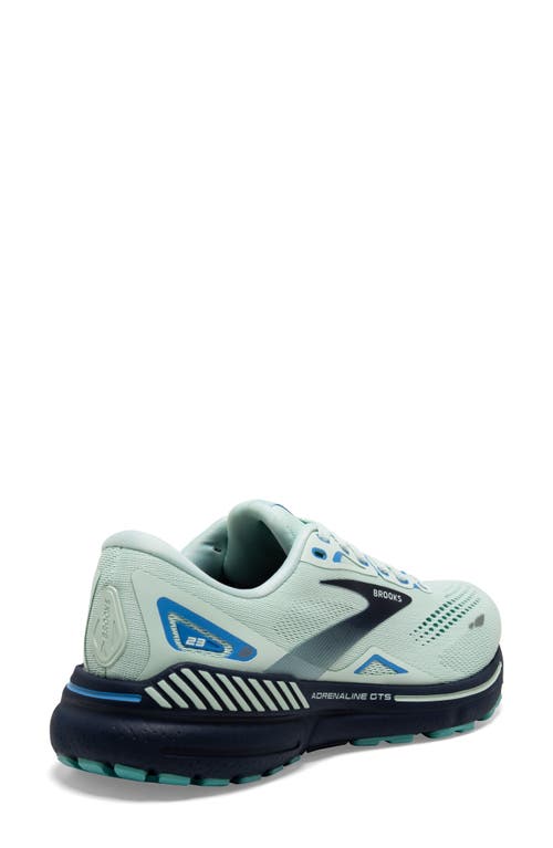 Shop Brooks Adrenaline Gts 23 Sneaker In Blue Glass/nile Blue/marina