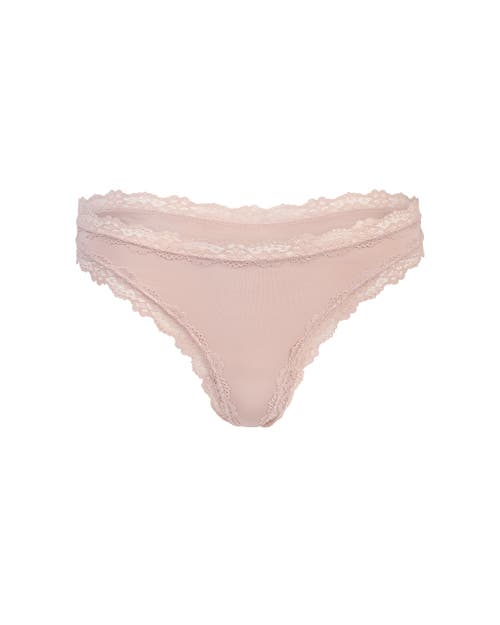 Adore Me Amara Thong Panties In Medium Beige