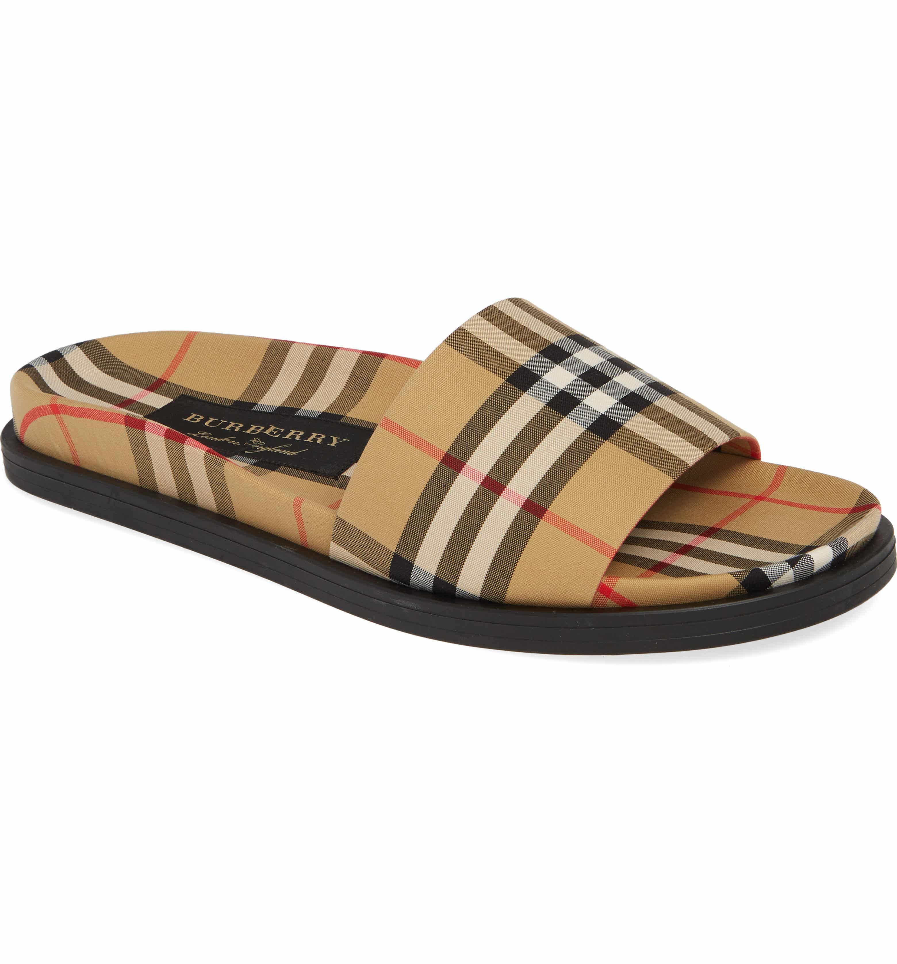 burberry sandals mens
