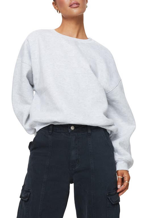 Princess Polly Crewneck Sweatshirt Grey at Nordstrom,