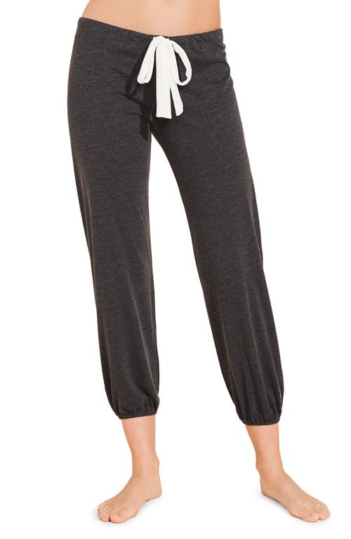 Eberjey Heather Knit Lounge Pants in Charcoal Heather