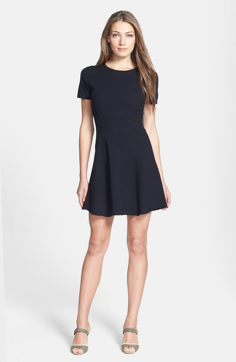 Theory 'Alancy' Piqué Fit & Flare Dress | Nordstrom