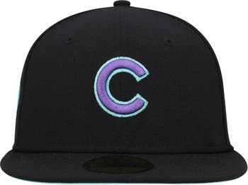 Men's New Era Black Chicago Cubs 2016 World Series Team Fire 59FIFTY Fitted  Hat