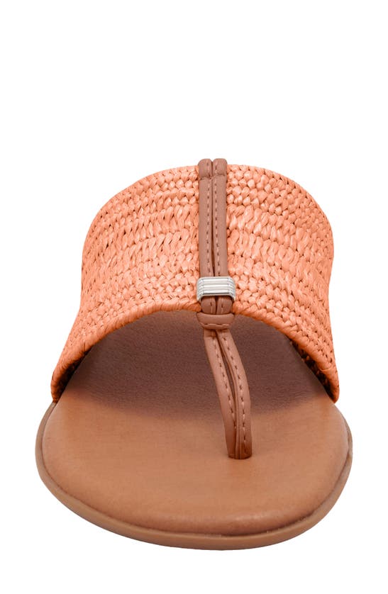 Andre Assous Nice Featherweight Woven Flip Flop In Orange