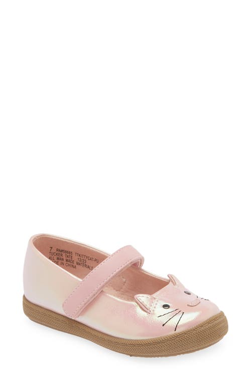 Tucker + Tate Kids' Kitty Cat Mary Jane Pink Metallic at Nordstrom, M