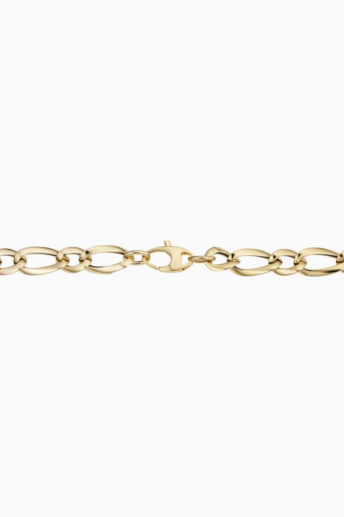 Oradina 14k Yellow Gold 1956 Alternating Link Bracelet In Yellow Gold
