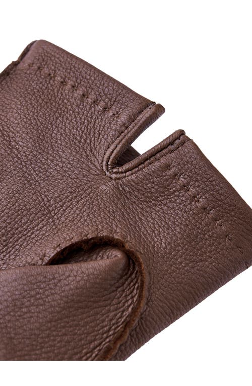 Hestra Henry Leather Gloves In Chocolate