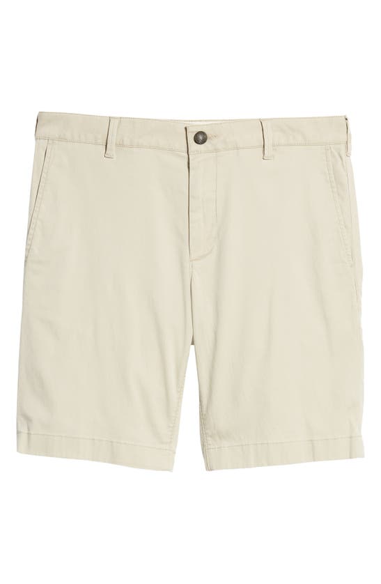 Faherty Island Life Organic Cotton Blend Shorts In Spring Khaki