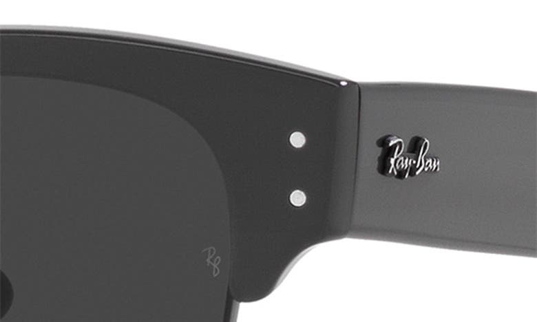 Shop Ray Ban Ray-ban Mega Clubmaster 53mm Polarized Transition Square Sunglasses In Black Grey