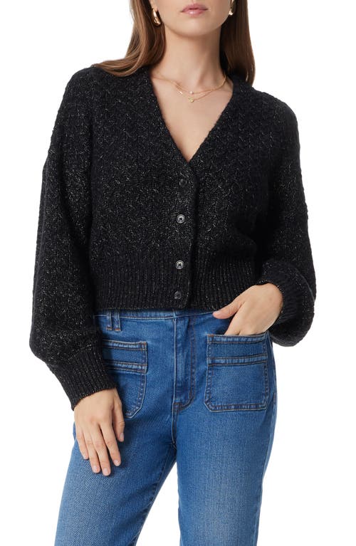 Sam Edelman Isabella Blouson Sleeve Cardigan In Black